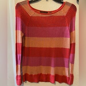 525 America Colorful Striped Sweater